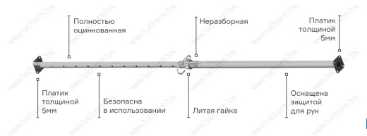 Стойка оцинкованная CTW